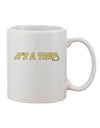 Trap-inspired 11 oz Coffee Mug - Expertly Crafted Drinkware TooLoud-11 OZ Coffee Mug-TooLoud-White-Davson Sales