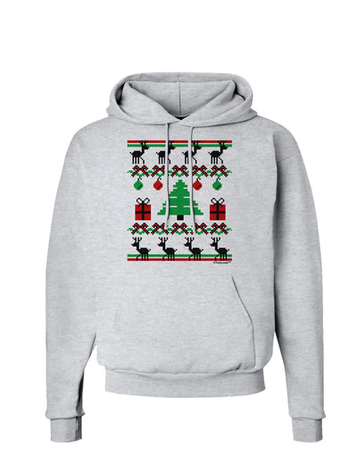 Tree with Gifts Ugly Christmas Sweater Hoodie Sweatshirt-Hoodie-TooLoud-AshGray-Small-Davson Sales