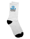 Trendsetting Rave God Crew Socks - TooLoud-Socks-TooLoud-White-Ladies-4-6-Davson Sales