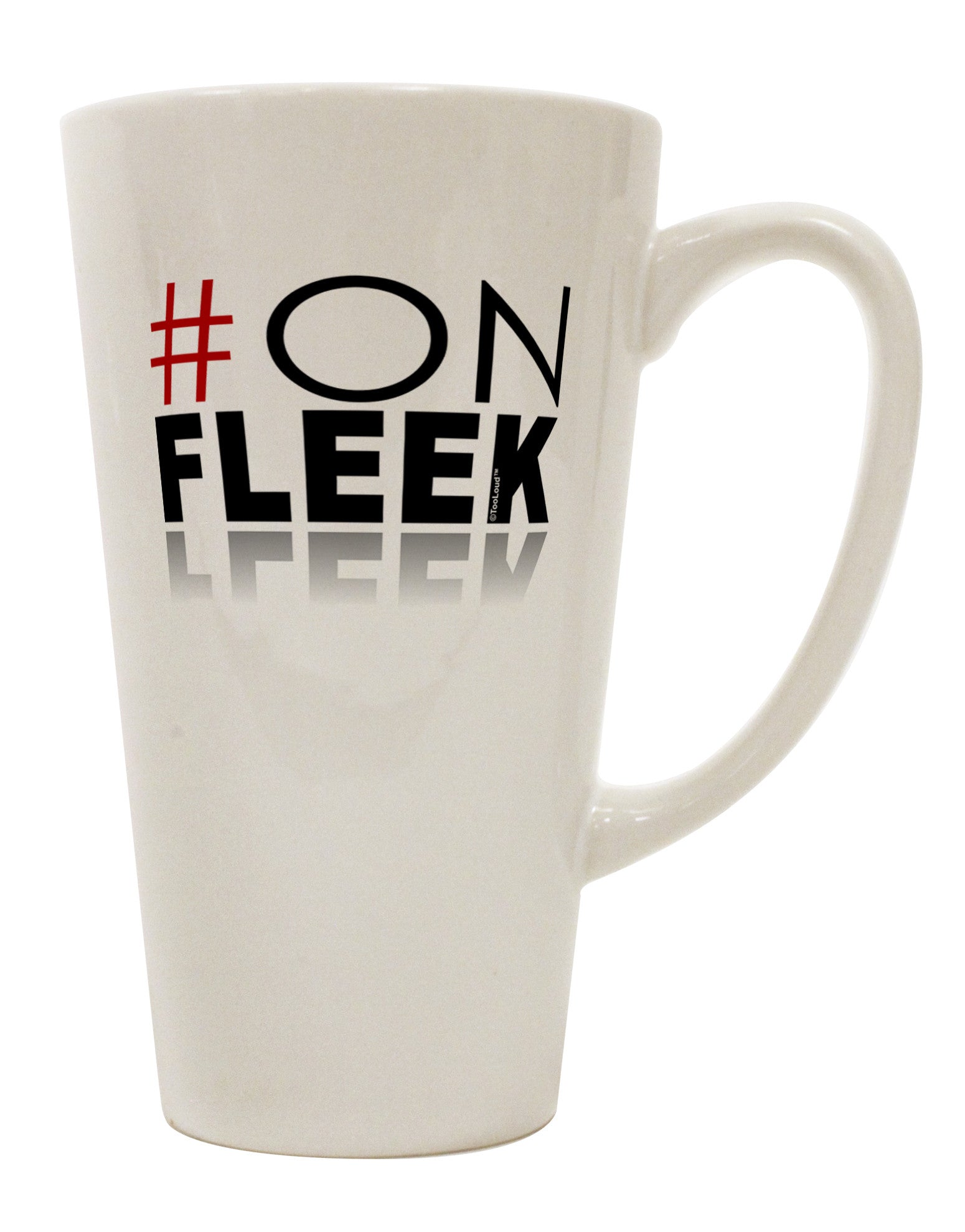 Trendy and Stylish 16 Ounce Conical Latte Coffee Mug - TooLoud-Conical Latte Mug-TooLoud-White-Davson Sales