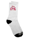 Trendy and Stylish Adult Crew Socks - TooLoud-Socks-TooLoud-White-Ladies-4-6-Davson Sales