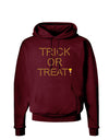 Trick or Treat Candy Corn Halloween Dark Hoodie Sweatshirt-Hoodie-TooLoud-Maroon-Small-Davson Sales