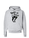 Trick or Treat Cute Black Cat Halloween Hoodie Sweatshirt-Hoodie-TooLoud-AshGray-Small-Davson Sales