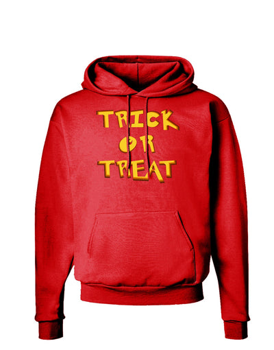 Trick or Treat Halloween Pumpkin Dark Hoodie Sweatshirt-Hoodie-TooLoud-Red-Small-Davson Sales