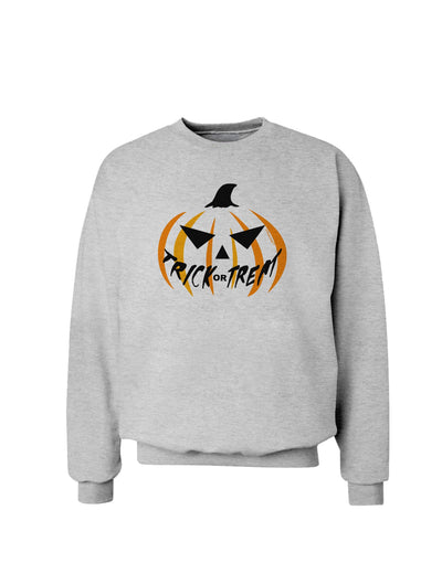 Trick or Treat Jack Sweatshirt-Sweatshirts-TooLoud-AshGray-Small-Davson Sales