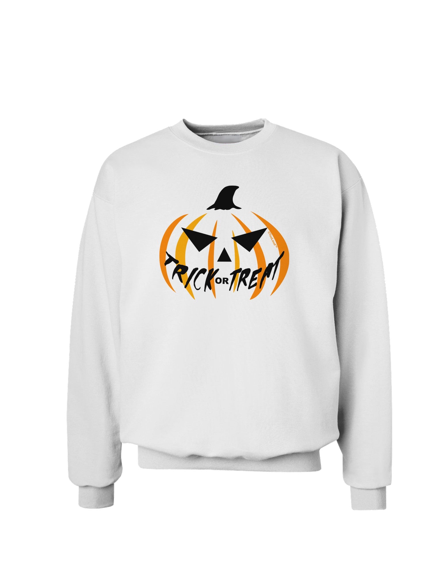 Trick or Treat Jack Sweatshirt-Sweatshirts-TooLoud-White-Small-Davson Sales