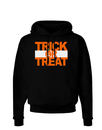 Trick or Treat Text Dark Hoodie Sweatshirt-Hoodie-TooLoud-Black-Small-Davson Sales