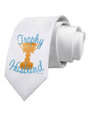 Trophy Husband Design Printed White Necktie by TooLoud