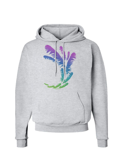 Tropical Feathers Hoodie Sweatshirt-Hoodie-TooLoud-AshGray-Small-Davson Sales