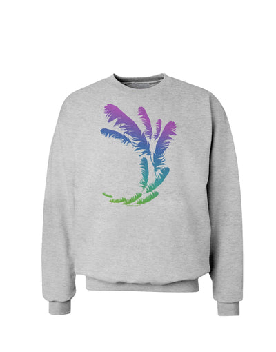 Tropical Feathers Sweatshirt-Sweatshirts-TooLoud-AshGray-Small-Davson Sales