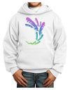 Tropical Feathers Youth Hoodie Pullover Sweatshirt-Youth Hoodie-TooLoud-White-XS-Davson Sales