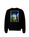 Tropical Skyline Adult Dark Sweatshirt-Sweatshirts-TooLoud-Black-Small-Davson Sales