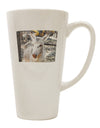 Troubled Burro 16 Ounce Conical Latte Coffee Mug - Expertly Crafted Drinkware-Conical Latte Mug-TooLoud-White-Davson Sales