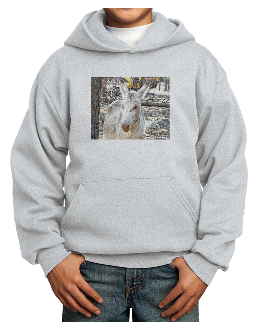 Troubled Burro Youth Hoodie Pullover Sweatshirt-Youth Hoodie-TooLoud-White-XS-Davson Sales