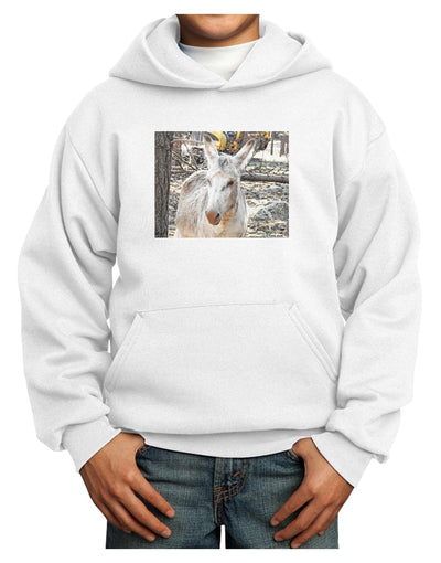 Troubled Burro Youth Hoodie Pullover Sweatshirt-Youth Hoodie-TooLoud-White-XS-Davson Sales