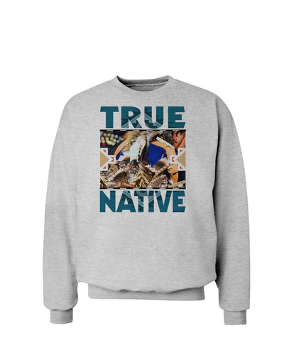 True Native American Sweatshirt-Sweatshirts-TooLoud-AshGray-Small-Davson Sales