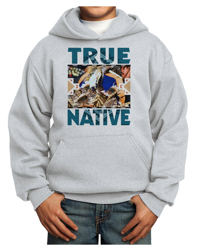 True Native American Youth Hoodie Pullover Sweatshirt-Youth Hoodie-TooLoud-Ash-XS-Davson Sales