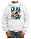 True Native American Youth Hoodie Pullover Sweatshirt-Youth Hoodie-TooLoud-White-XS-Davson Sales