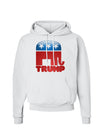 Trump Bubble Symbol Hoodie Sweatshirt-Hoodie-TooLoud-White-Small-Davson Sales