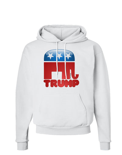 Trump Bubble Symbol Hoodie Sweatshirt-Hoodie-TooLoud-White-Small-Davson Sales