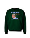 Trump - Hell Toupee Adult Dark Sweatshirt-Sweatshirts-TooLoud-Deep-Forest-Green-Small-Davson Sales