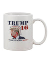 Trump - Hell Toupee Printed 11 oz Coffee Mug - Exquisite Drinkware TooLoud-11 OZ Coffee Mug-TooLoud-White-Davson Sales