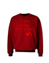 Tu Tienes La Llave De Mi Corazon Adult Dark Sweatshirt by TooLoud-Sweatshirts-TooLoud-Deep-Red-Small-Davson Sales