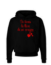 Tu Tienes La Llave De Mi Corazon Dark Hoodie Sweatshirt by TooLoud-Hoodie-TooLoud-Black-Small-Davson Sales