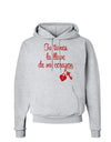 Tu Tienes La Llave De Mi Corazon Hoodie Sweatshirt by TooLoud-Hoodie-TooLoud-AshGray-Small-Davson Sales