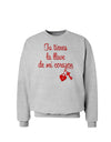 Tu Tienes La Llave De Mi Corazon Sweatshirt by TooLoud-Sweatshirts-TooLoud-AshGray-Small-Davson Sales