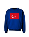 Turkey Flag Adult Dark Sweatshirt by TooLoud-Sweatshirts-TooLoud-Deep-Royal-Blue-Small-Davson Sales