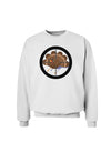 Turkey Trouble - Thanksgiving Funny Sweatshirt-Sweatshirts-TooLoud-White-Small-Davson Sales