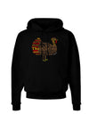 Turkey Typography Dark Hoodie Sweatshirt-Hoodie-TooLoud-Black-Small-Davson Sales