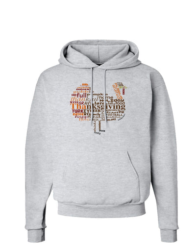 Turkey Typography Hoodie Sweatshirt-Hoodie-TooLoud-AshGray-Small-Davson Sales