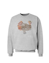 Turkey Typography Sweatshirt-Sweatshirts-TooLoud-AshGray-Small-Davson Sales