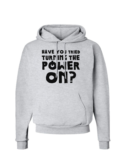 Turning the Power On Hoodie Sweatshirt-Hoodie-TooLoud-AshGray-Small-Davson Sales