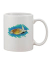 Turtle Watercolor Printed 11 oz Coffee Mug - Expertly Crafted Drinkware-11 OZ Coffee Mug-TooLoud-White-Davson Sales