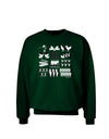 Twelve Days of Christmas Adult Dark Sweatshirt-Sweatshirts-TooLoud-Deep-Forest-Green-Small-Davson Sales