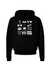 Twelve Days of Christmas Dark Hoodie Sweatshirt-Hoodie-TooLoud-Black-Small-Davson Sales