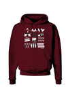 Twelve Days of Christmas Dark Hoodie Sweatshirt-Hoodie-TooLoud-Maroon-Small-Davson Sales