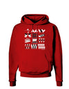 Twelve Days of Christmas Dark Hoodie Sweatshirt-Hoodie-TooLoud-Red-Small-Davson Sales