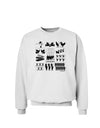 Twelve Days of Christmas Sweatshirt-Sweatshirts-TooLoud-White-Small-Davson Sales