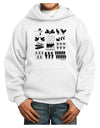 Twelve Days of Christmas Youth Hoodie Pullover Sweatshirt-Youth Hoodie-TooLoud-White-XS-Davson Sales