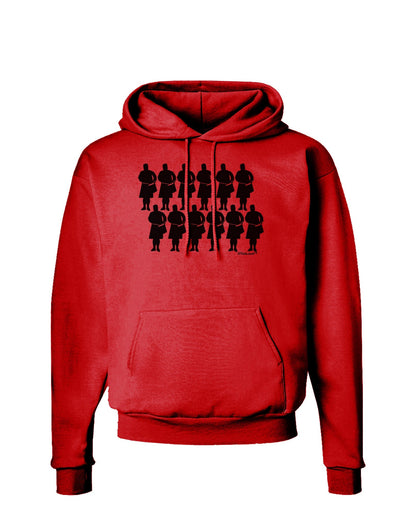 Twelve Drummers Drumming Hoodie Sweatshirt-Hoodie-TooLoud-Red-Small-Davson Sales