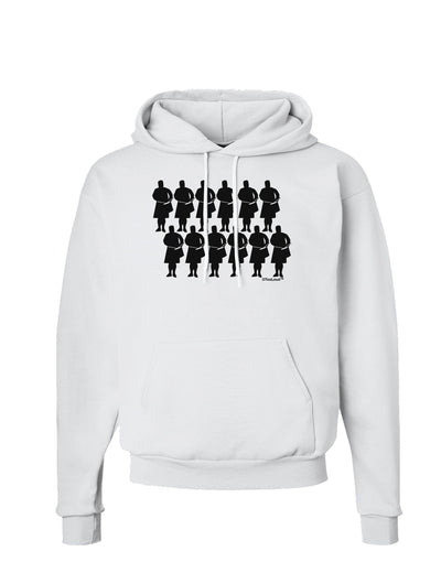 Twelve Drummers Drumming Hoodie Sweatshirt-Hoodie-TooLoud-White-Small-Davson Sales