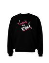 Twerk To EDM Pink Adult Dark Sweatshirt-Sweatshirts-TooLoud-Black-Small-Davson Sales