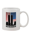 Twin Towers Commemorative 11 oz Coffee Mug - Expertly Crafted Drinkware-11 OZ Coffee Mug-TooLoud-White-Davson Sales