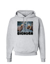 Two Bighorn Rams Text Hoodie Sweatshirt-Hoodie-TooLoud-AshGray-Small-Davson Sales