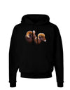 Two Majestic Bighorn Rams Dark Hoodie Sweatshirt-Hoodie-TooLoud-Black-Small-Davson Sales