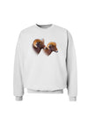 Two Majestic Bighorn Rams Sweatshirt-Sweatshirts-TooLoud-White-Small-Davson Sales